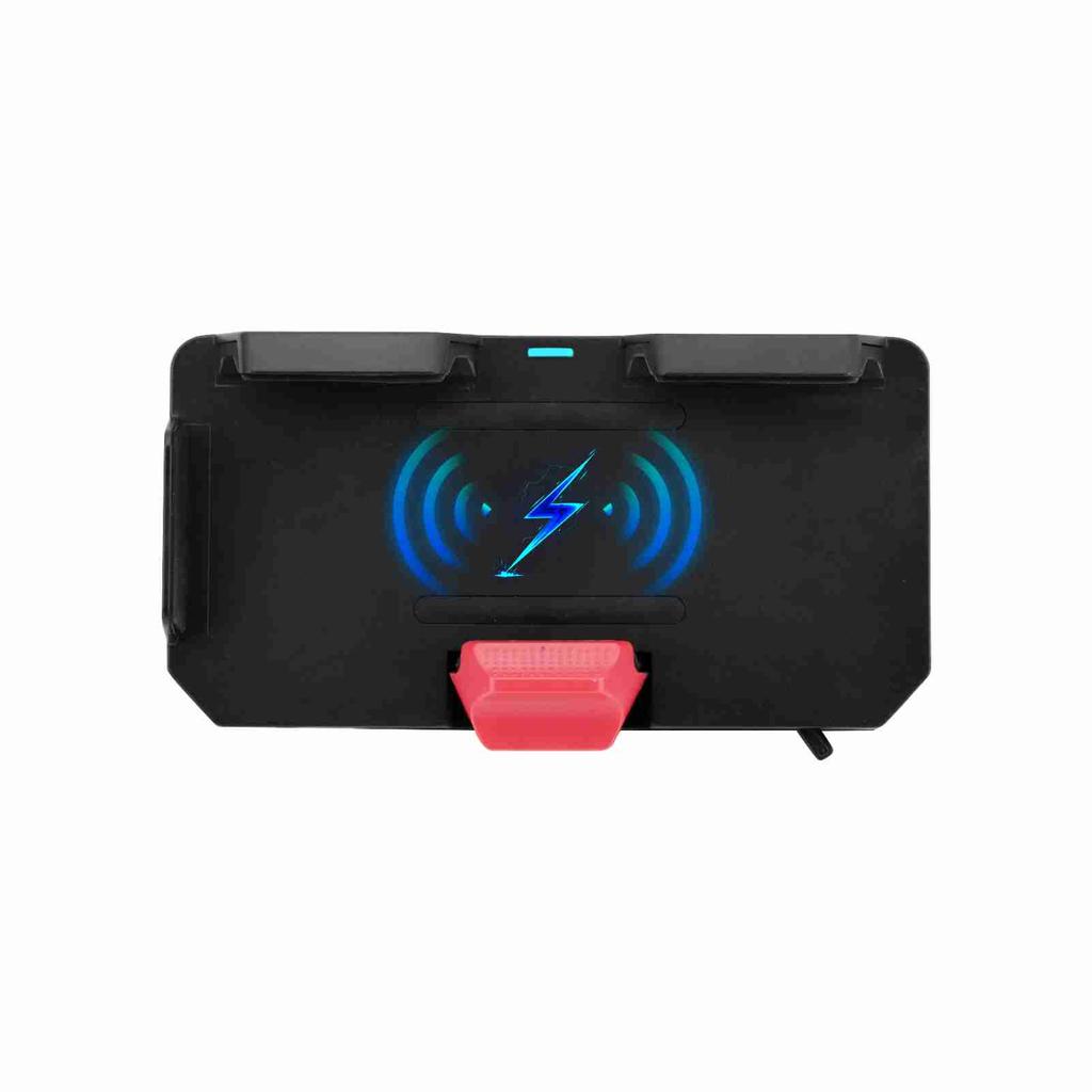 Aumotop Motorcycle Mobile Phone Navigation Bracket Wireless Charging Support with Two USB Ports Replacement for BMW