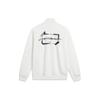 Li Ning X Og_Slick Collaboration Letter Stand Collar Pullover Sweatshirt Unisex Sweatshirt Off-White AWDT445-3