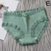 4 PCS Solid Color Women's Panties Lace Threaded Underwear Female Mid-Waist Soft Comfortable Lingerie Girl Lingerie Sexy Woman Clothes