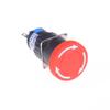 Red Mushroom Dc 30V 5A Ac 250V 3A Emergency Stop Push Button Switch