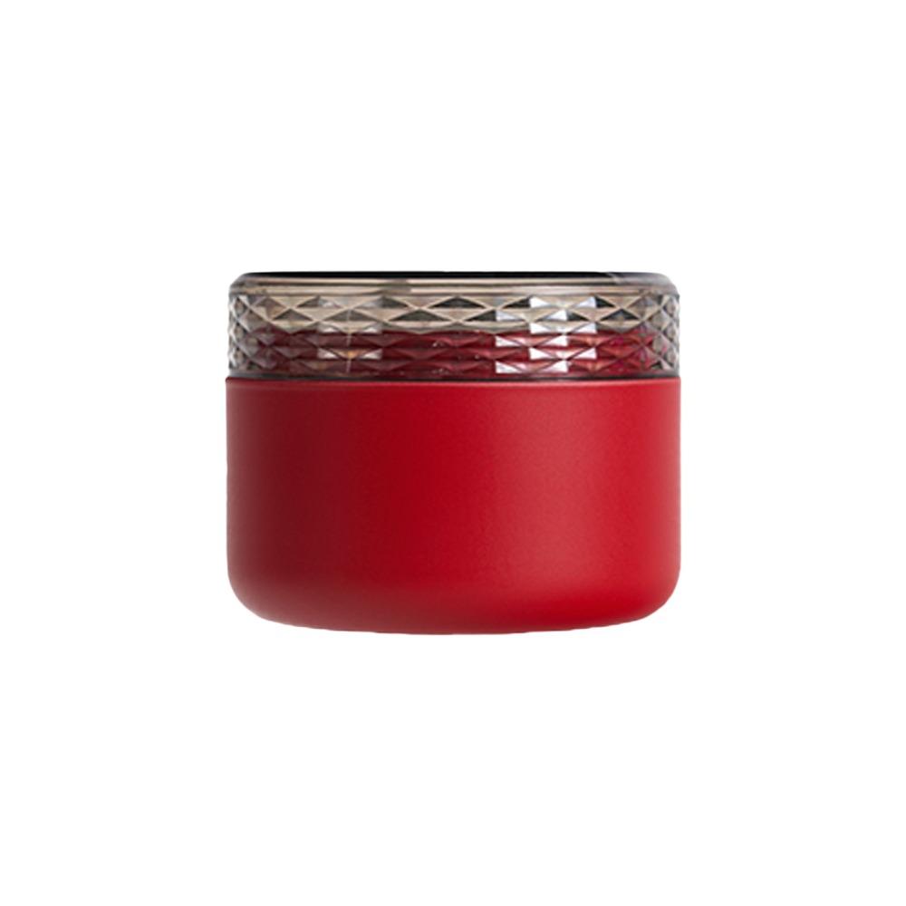 2PCS Tinplate Tea Packaging Cans Acrylic Lid Empty Tea Tin Can Durable Mini Tea Jar  Food Storage
