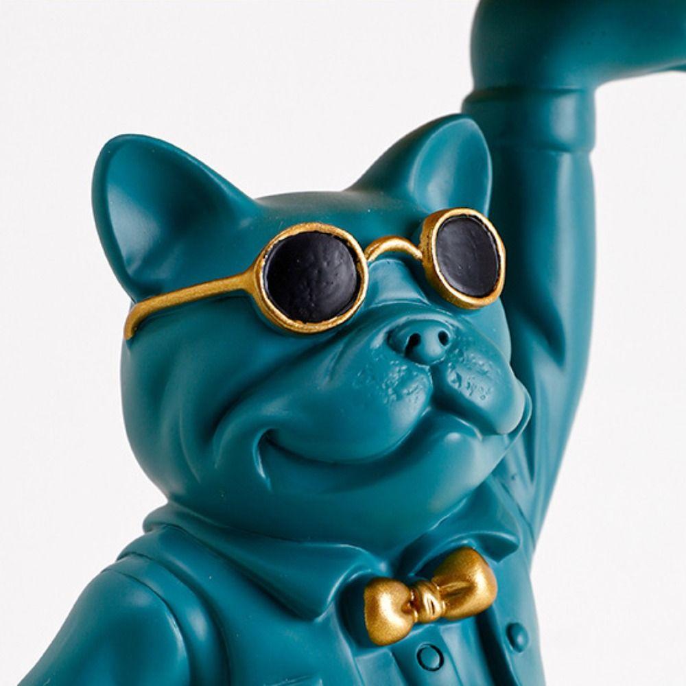 Креативная полка для хранения вещей в форме собаки, многофункциональная подставка для хранения ключей, поднос для закусок