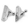 2PCS 10MM Silver Ball Stud Shock Struts Gas Prop Strut Spring Mounting Brackets Connector Zinc Plated Steel For RVs Campers Home