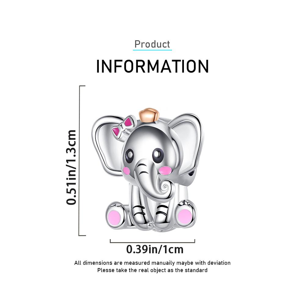 Медь Священный Благоприятный Защитник Слон Серия Подвеска Шарм Бусина Подходит Оригинальный Браслет Для Женщин DIY Ювелирные Изделия