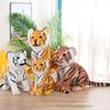 Cute Simulation Tiger Plush Toy Siberian Tiger Big Doll Children's Pillow Doll Zoo Gift