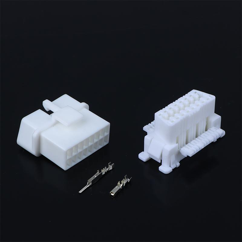 Dj7163-1.8-11/21 16-контактный 179631-1 Автомобильный OBD-разъем Диагностическая розетка Вилка Совместим с Toyota