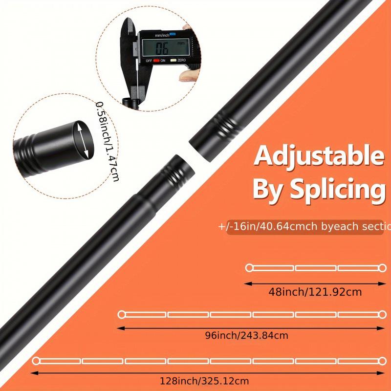 2026 Регулируемый карниз для окон без сверления (от 32 до 120128 комплектов)