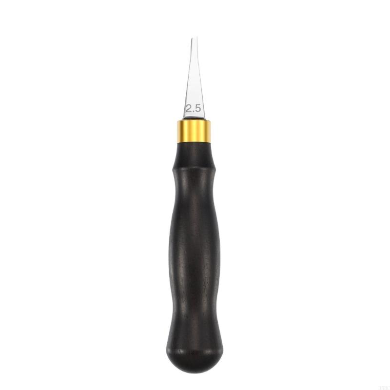 2.0 2.5 3.5 4.5 5.0mm Leather Edges Crafting Tool Leather Edges Creaser with Handle Leather Craft Tool