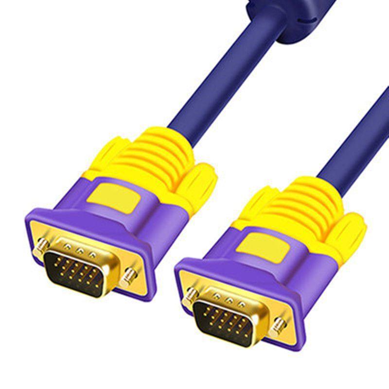 Кабель VGA Настольный хост, компьютерный кабель Передача данных на экран телевизора и видео Кабель для проекционного монитора видеонаблюдения