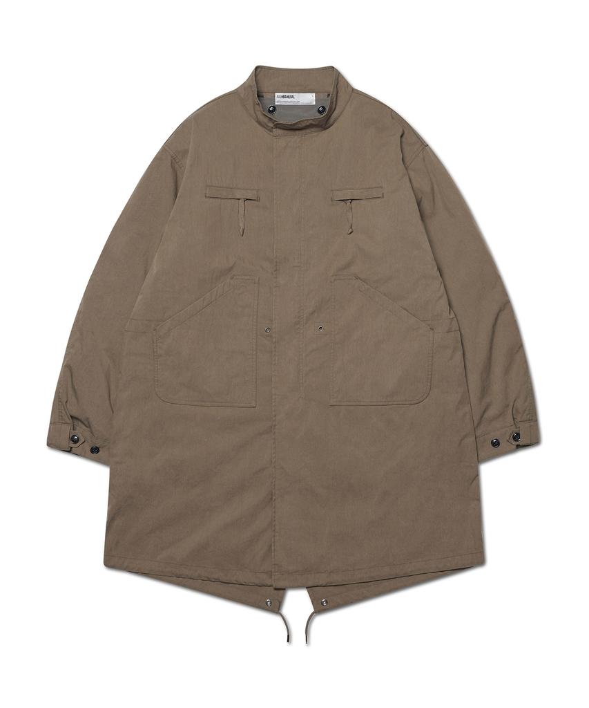 Nomanual Patched Emblem Parka - Washed Brown