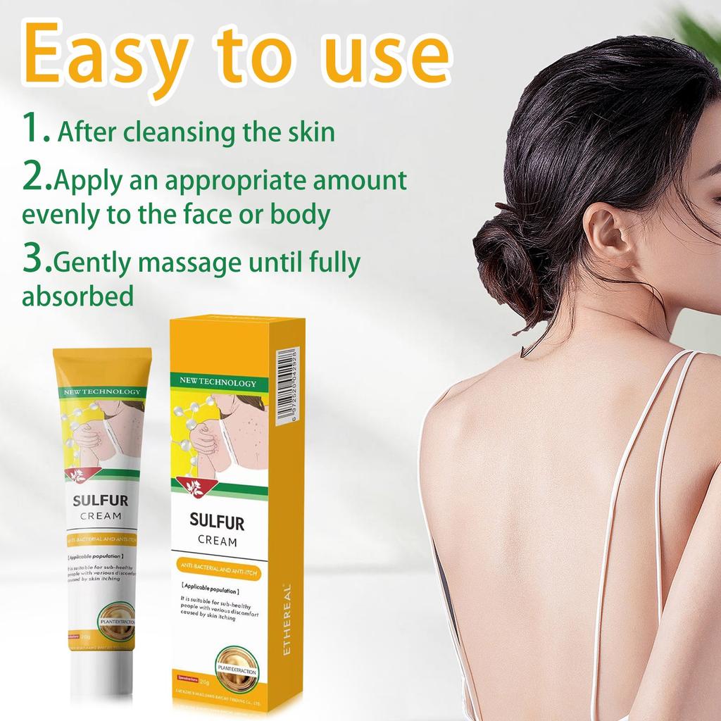 Sulfur Ointment Cream Herbal Ointment For External Use On Skin