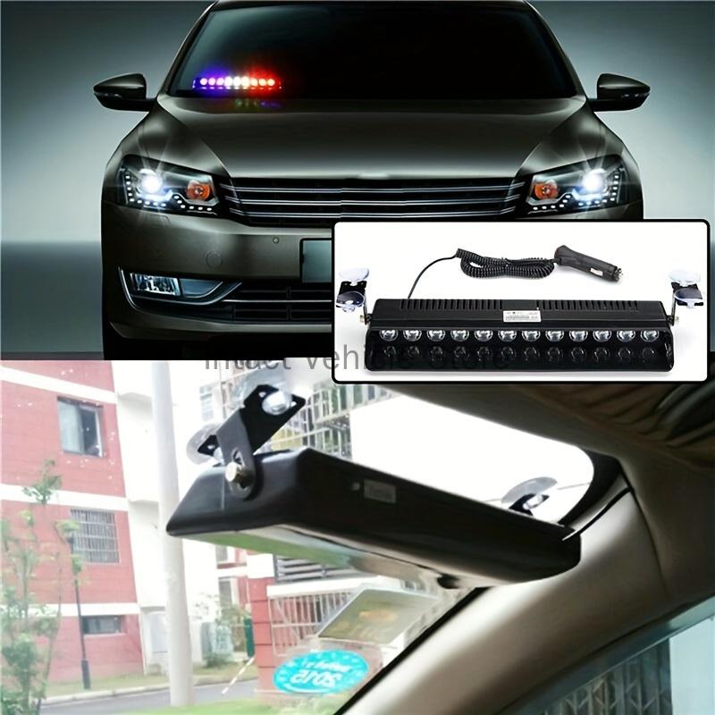 S12 Автомобильный аварийный светодиодный стробоскопический фонарь для полиции автомобиля грузовика красный синий янтарный белый светодиодный проблесковый маячок сигнальная лампа автомобильный фонарь в сборе