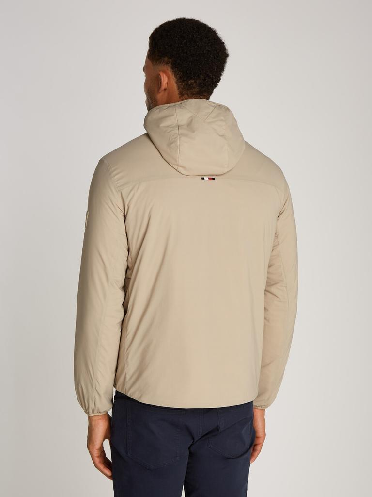 Tommy Hilfiger Tech Packable Hooded Jacket Logo Embroidery sandalwood winter jackets