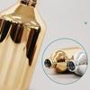 Soap bathroom Gold Chrome Plastic Bathroom Shampoo Bottle Body Wash Dispensers Hand Soap Dispensers