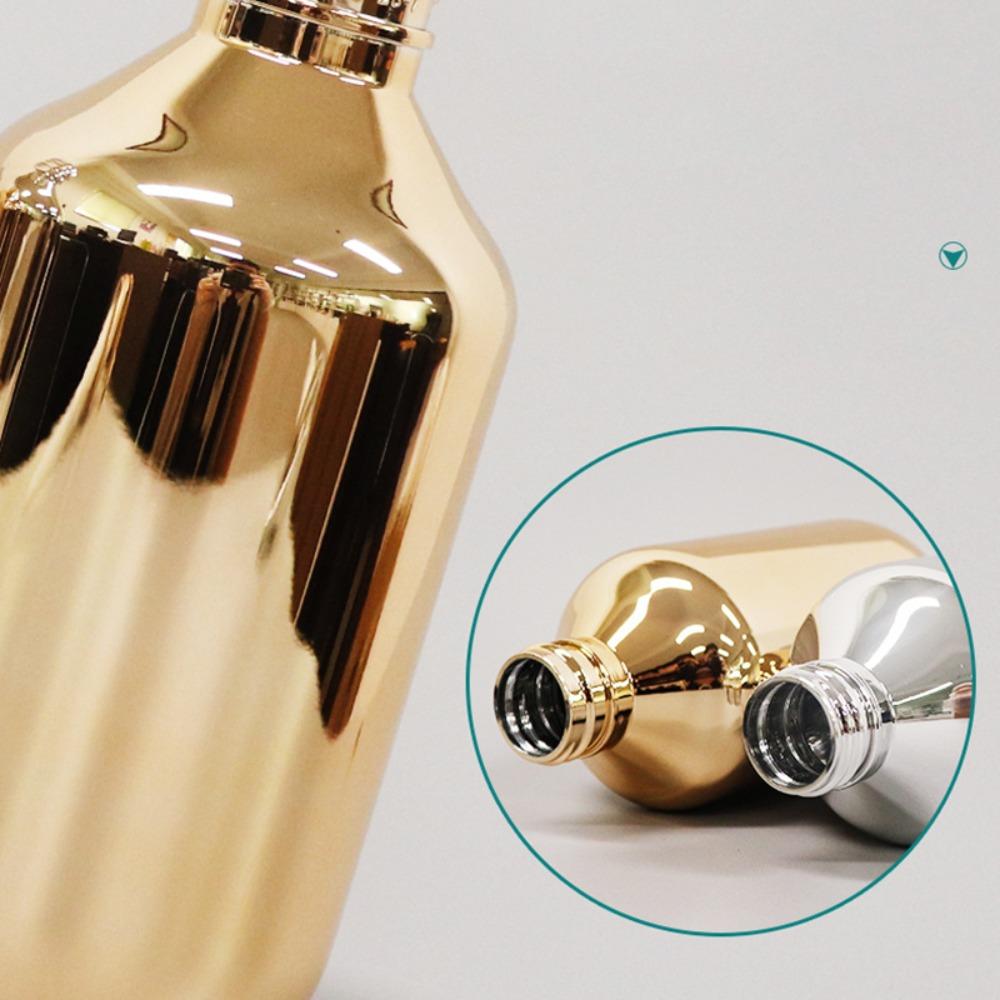 Soap bathroom Gold Chrome Plastic Bathroom Shampoo Bottle Body Wash Dispensers Hand Soap Dispensers