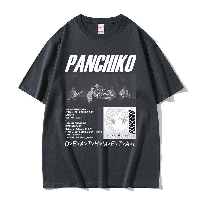 Panchiko DEATHMETAL Album Graphic Print Tshirts Unisex Women Vintage Casual Cotton T Shirts Male Rock Music Band Oversized Tshirt