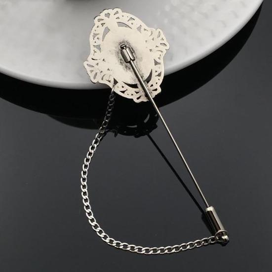 Винтажная брошь-цепочка унисекс с кисточками и лацканами, ювелирные изделия на воротнике рубашки