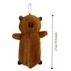 Animal Doll Cartoon Capybara Plush Doll Zipper Capibara Plush Pencil Pouch  Office