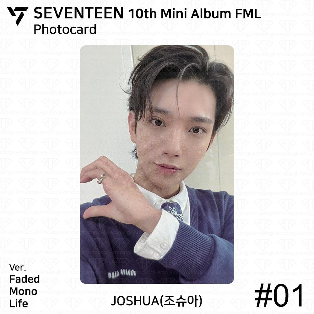 Seventeen 10-й мини-альбом FML Официальная фотокарточка K-POP KPOP Мингю Вону Хоши