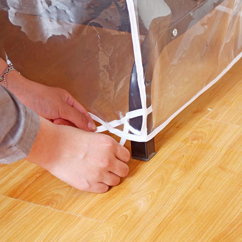 Двойная вешалка для пальто, пуховик, рубашка, пылезащитный чехол, большая вместимость, напольная вешалка, пылезащитный чехол, трехмерный чехол для одежды PEVA