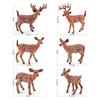 Children'S Science And Education Cognition Simulation Forest Animal Red White-Tailed Deer Elk Sika Deer Model Ornament Toy