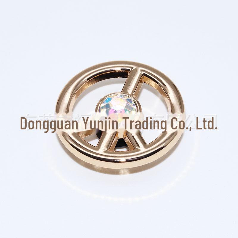 2024 Золотая металлическая пряжка для обуви в виде цветка Аксессуары для DIY и торговых центров