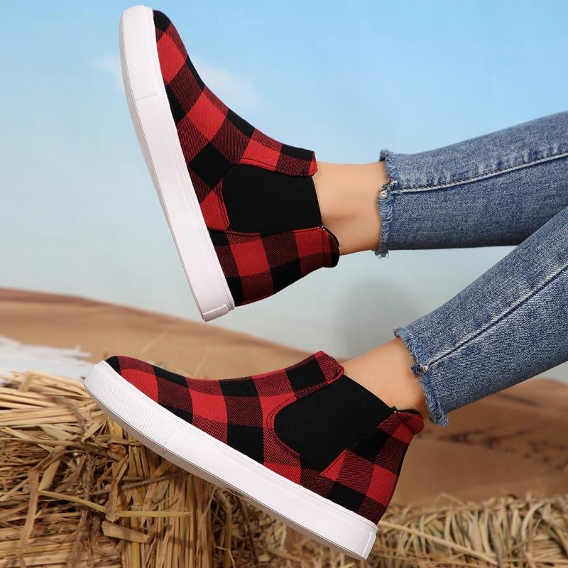 2024 New Autumn Women's Leopard Print Flat-soled Low-top Casual Thick-soled Comfortable Non-slip Color Matching Sneakers
