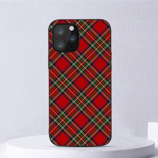 Чехол для телефона в клетку «Клан Стюарт» в клетку для Iphone 11 12 Mini 13 14 Pro Xs Max X 8 7 6s Plus 5 Se Xr Shell