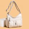 A Large-capacity Soft Leather Fashionable Crossbody Commuter Bag and A Stylish Women's Single-shoulder Bag