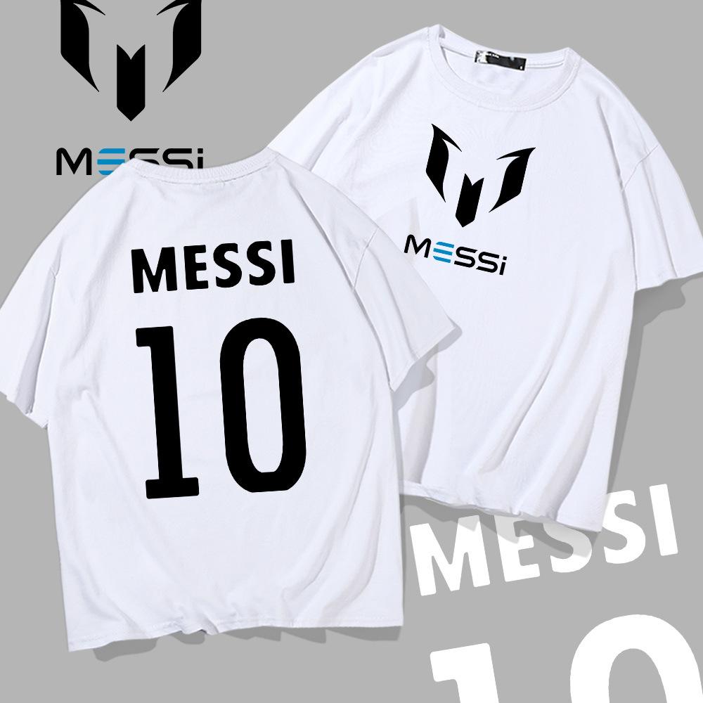 No. 10 short-sleeved T-shirt men's and women's summer tide brand youth football loose cotton half-sleeved parent-child clothing