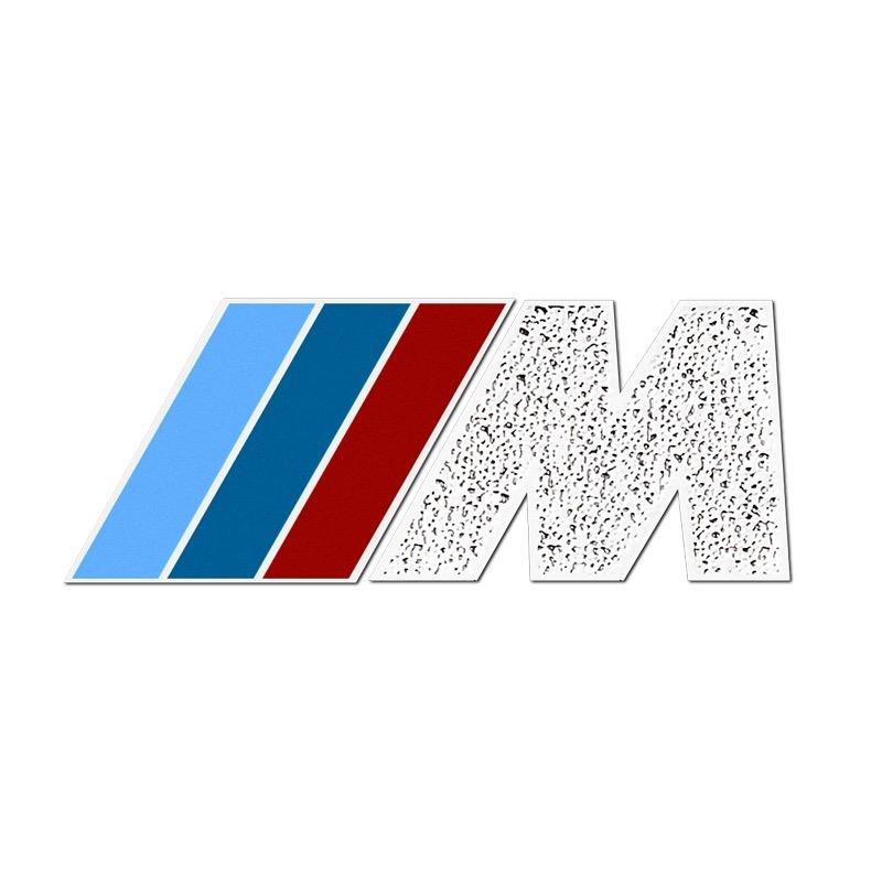 Металлическая эмблема Наклейки для украшения автомобиля Светоотражающие наклейки на стеклоочиститель для BMW M Power Performance M3 M5 X1 X3 X5