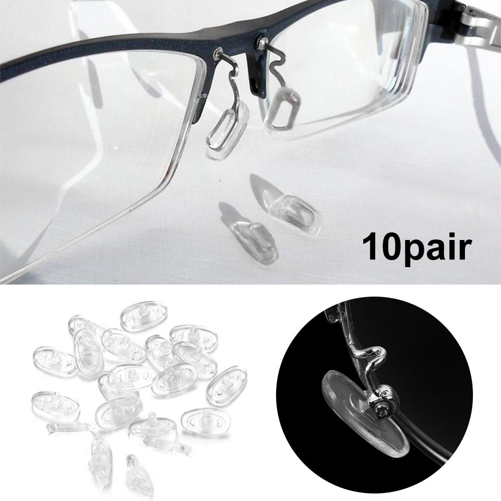 Non Slip Eyewear Accessories Repair Tool For Eyeglass Nose Pads For Glasses Silicone Nose Pads