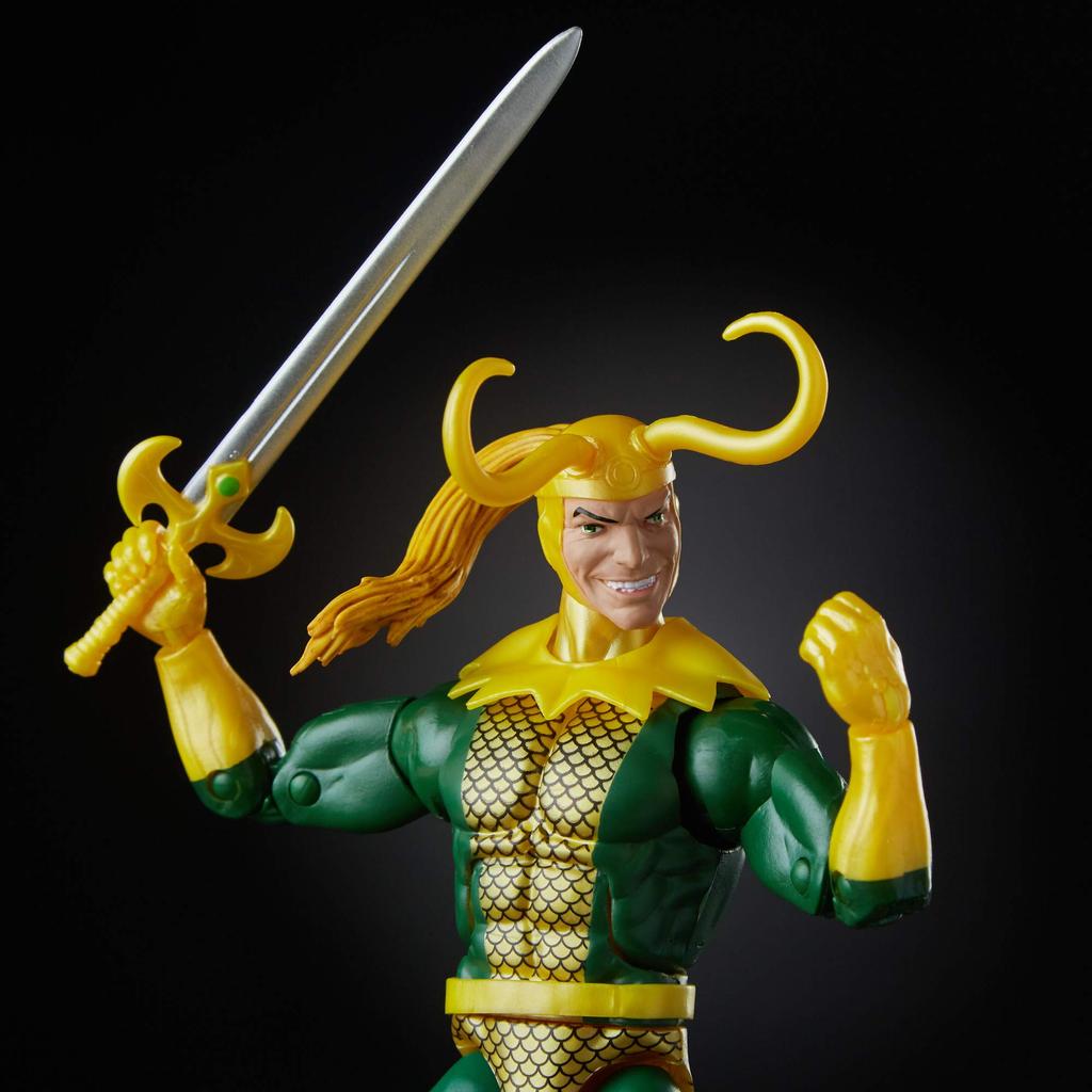 Hasbro Marvel Legends Series Avengers: Endgame Loki 6-inch Figure with Hulk Build-a-Figure Parts (E3977) Authentic