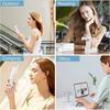 Portable Mini Handheld Fan 3 In 1 USB Rechargeable Folding Fan 2000mAh 3 Speed Adjustable Mini Hand Small Fan for Travel Outdoor