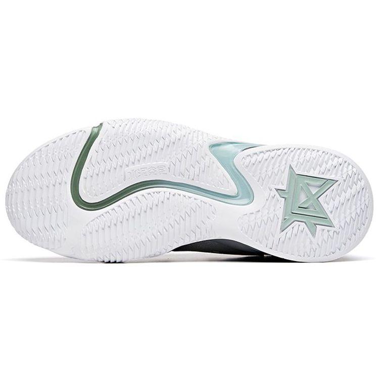 Anta Crazy Tide 2 Shock Absorption Non-Slip Wear-Resistant High-Top Basketball Shoes Men Basketball Shoes Black Gray Green 112031602-5