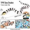 Мягкая пластиковая модель животного змея: Черная мамба, тигровая змея, морская змея, гадюка и ароматная змея в игрушке