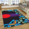 Виниловая пластинка Музыка Экран Лента Ковер Домашний декор Гостиная Прихожая Нескользящий Механическая стирка Коврик Диван Журнальный столик Ковер