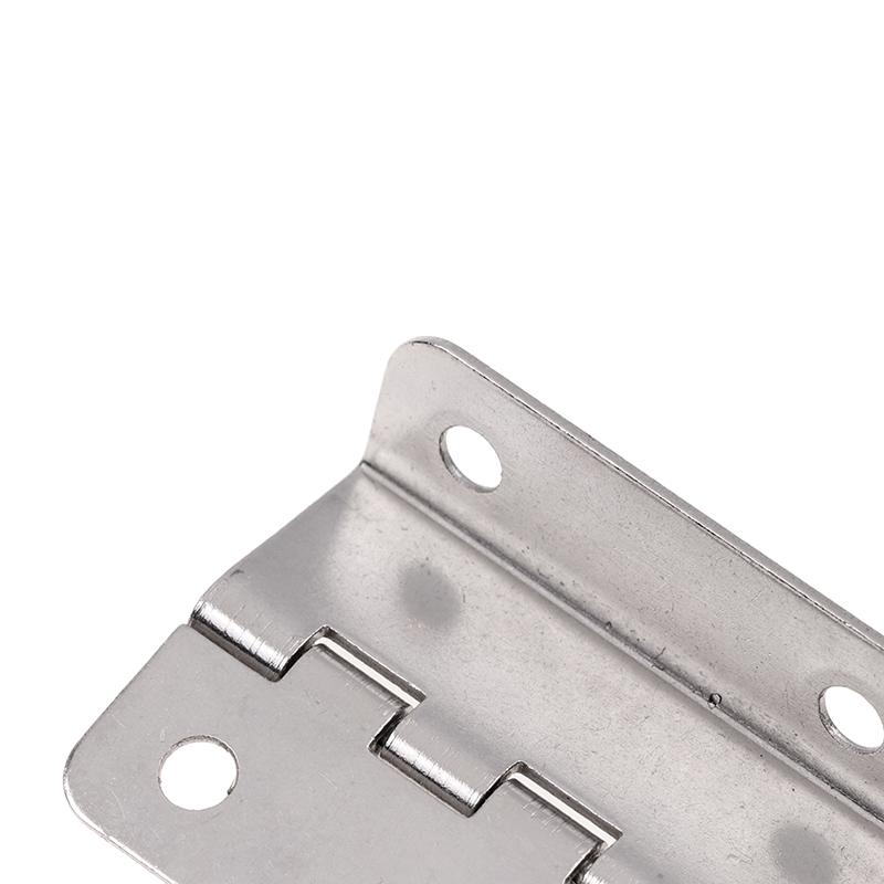 2 шт. Петля для шкафа 41 мм Дверь Багаж Мебель Ювелирные изделия Деревянные ящики 4 отверстия Трехскладные петли Декор мебели
