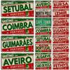 Turkey Portugal License Plate Metal Sign Portugal Landmark City State Decorative Plaque Garage Club Man Cave Bar Pub Wall Decor