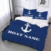 Comforter Tex Nautical S With Custom Name Euro Bedding Blue Anchor Twin Queen King Size Beddings