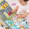 Infant & Toddler Quiet Book: Tear-and-Paste Velcro Stickers for Early Education and Kindergarten Enlightenment