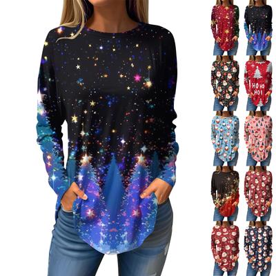 Футболки женские осенние повседневные рубашки с длинным рукавом толстовка винтажный графический принт топ пуловер ко Дню святого Валентина