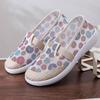 Женская обувь из ткани с мягкой подошвой, противоскользящая обувь с плоской подошвой, рабочая обувь с вентиляцией, простая повседневная обувь в стиле ретро в этническом стиле