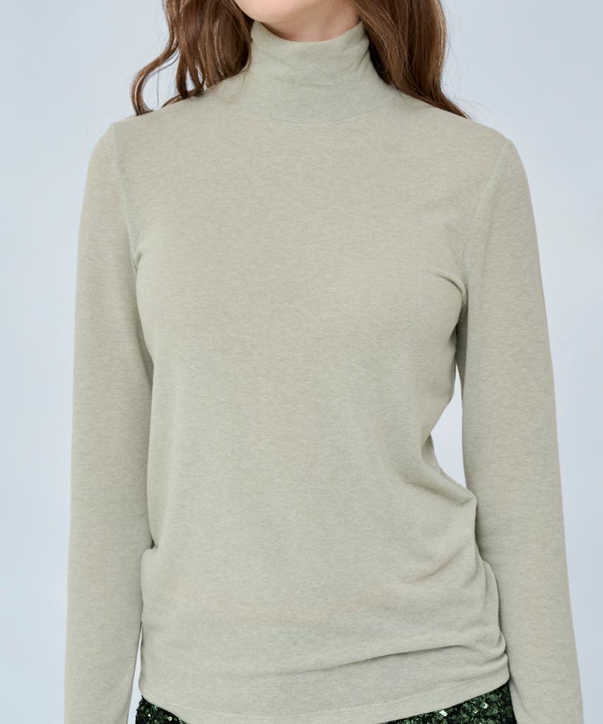 VOYONN Wool Rayon Polar Tee Green 913-2