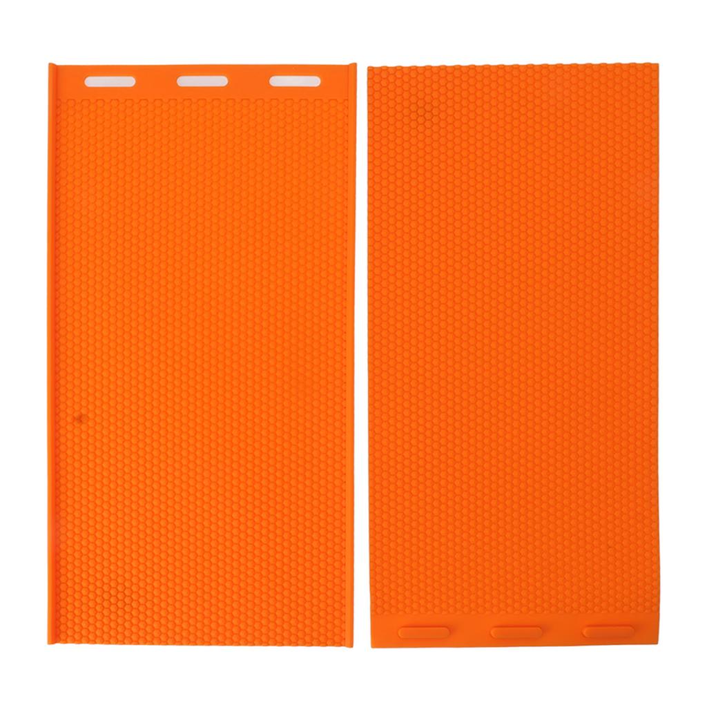 2 Sheets 5.4mm Silicone Beeswax Mold Beeswax Foundation Press Embosser Honeycomb Sheets Mold Bee