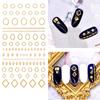 Nail Nail Sticker Decoration Geometry Style Geometry Shape Simple Nail Sticker For Women Beauty Health