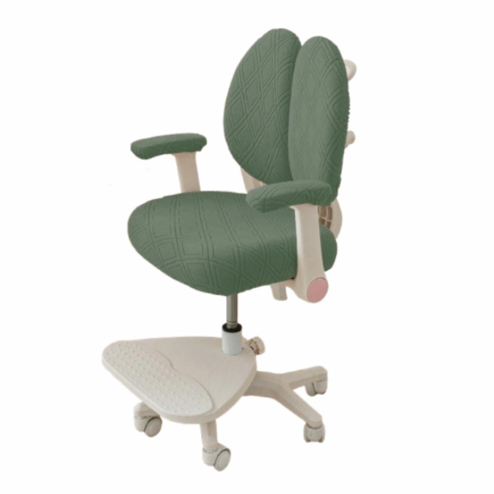 Водонепроницаемая вращающаяся накидка на стул Эластичная Защитная от грязи Накидка на детский стул Двойная спинка Дышащая Эластичная Защита сиденья