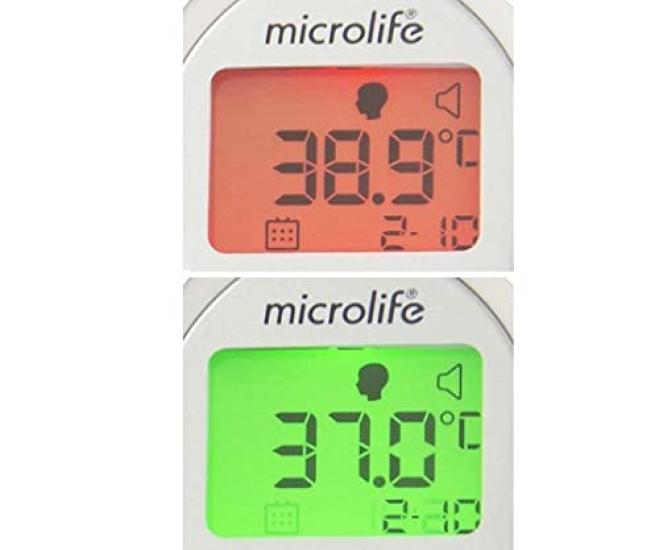 AS ONE Thermometer NC200 Armpit Conversion with Distance Sensor for High Accuracy 1 Second Measurement with Storage Case Non-contact