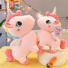 Мультяшная плюшевая игрушка Единорог Ангел Радужный Единорог Кукла Подушка для сна для девочки Подарок на день рождения