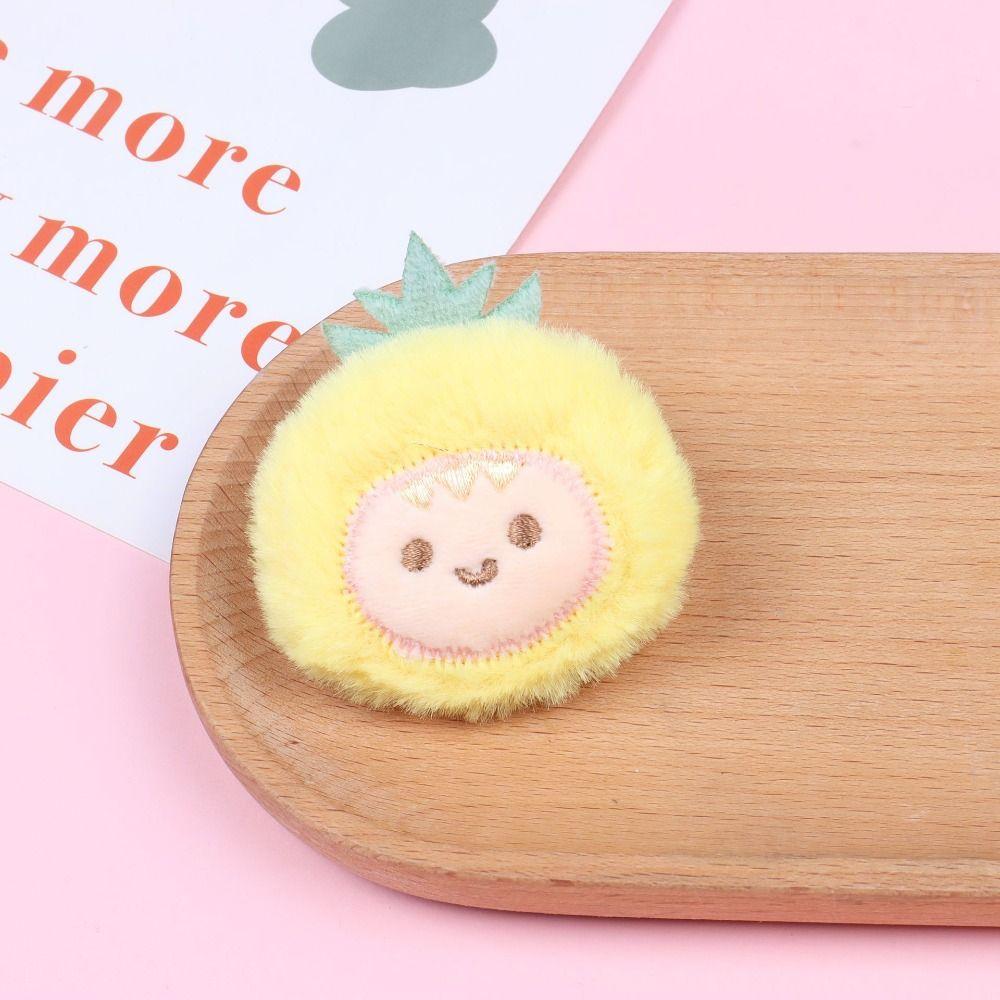 Hand-sewn Cute Fruit Plush Brooch Cloth Sweet Decoration Gift